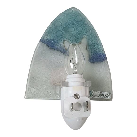 Welsh Corgi Night Light Dog Fused Art Glass Ecuador WFTO Fair Trade - Picture 3 of 4